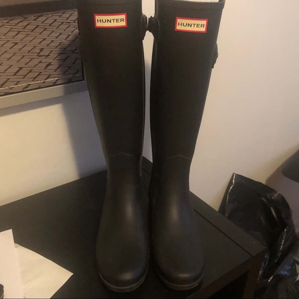 Hunter slim fit rain boots